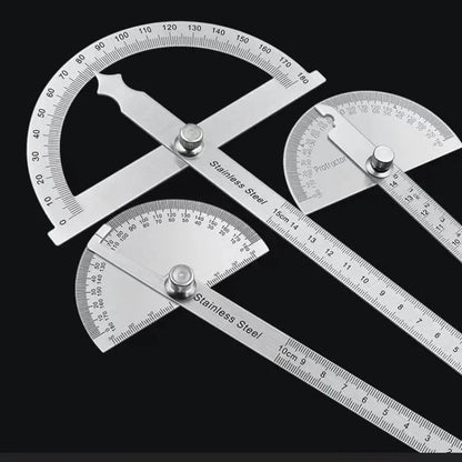 Stainless Steel Goniometer – Precision Angle Measuring Ruler