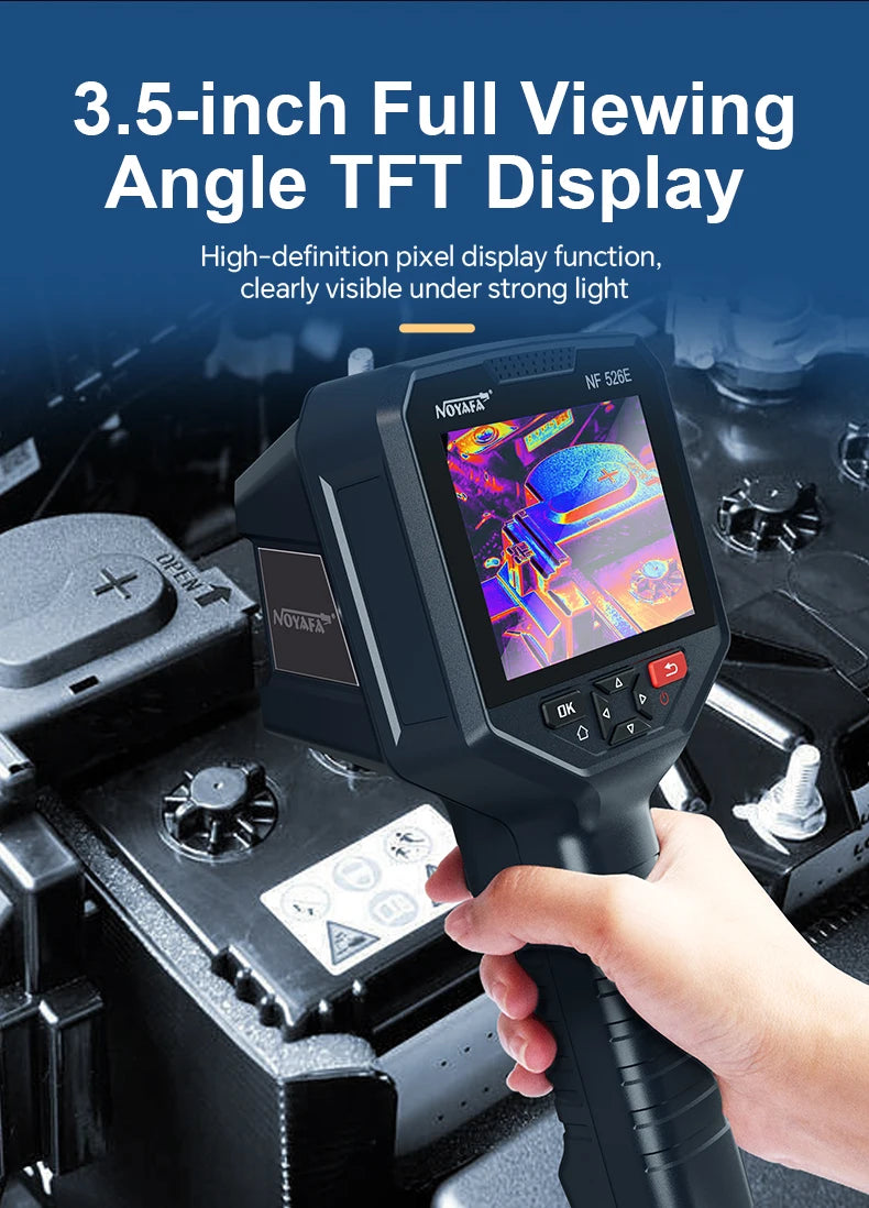 Industrial Thermal Imaging Camera 256×192 – 25Hz Infrared Inspection Camera with 720P Visual Fusion