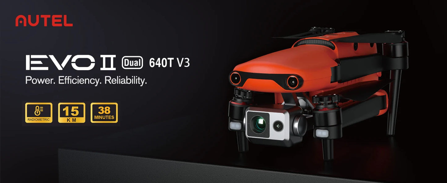 Autel EVO II Dual 640T V3 Thermal Inspection Drone – 6K Imaging & Industrial Survey System