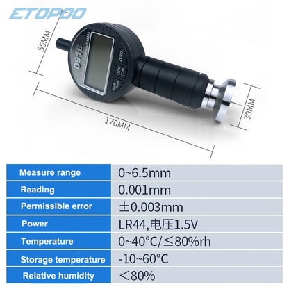Industrial Surface Roughness & Anchor Profile Gauge – Portable Digital Surface Inspection Meter