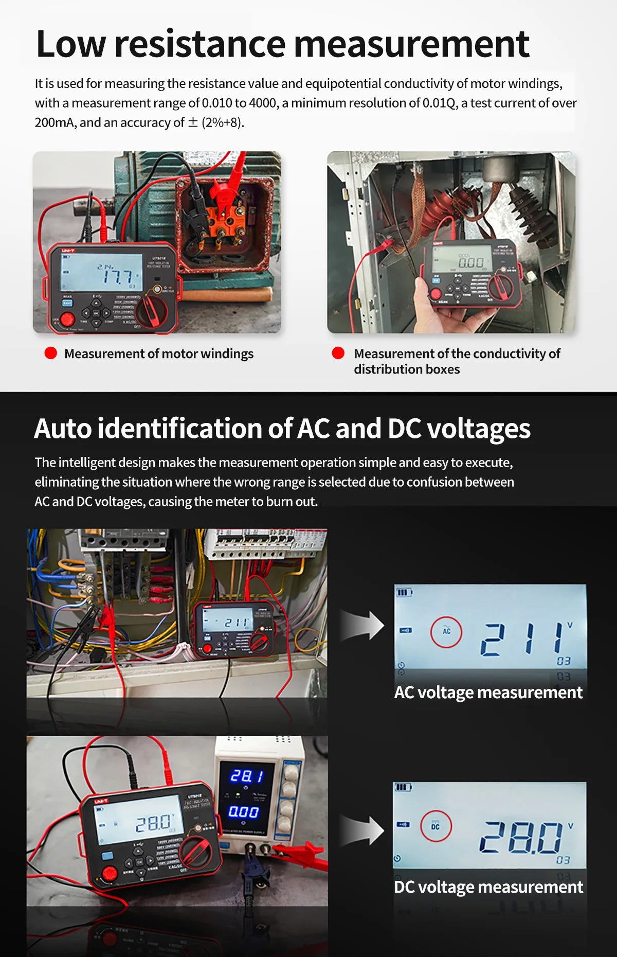 UNI-T UT501E Insulation Resistance Tester
