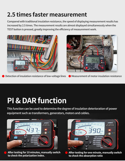 UNI-T UT501E Insulation Resistance Tester