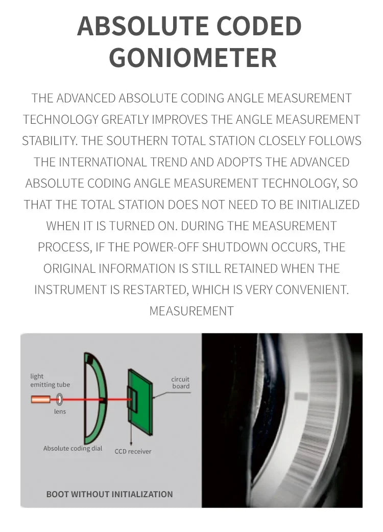 South NTS-332R10 Total Station – 1000m Reflectorless Survey Tool