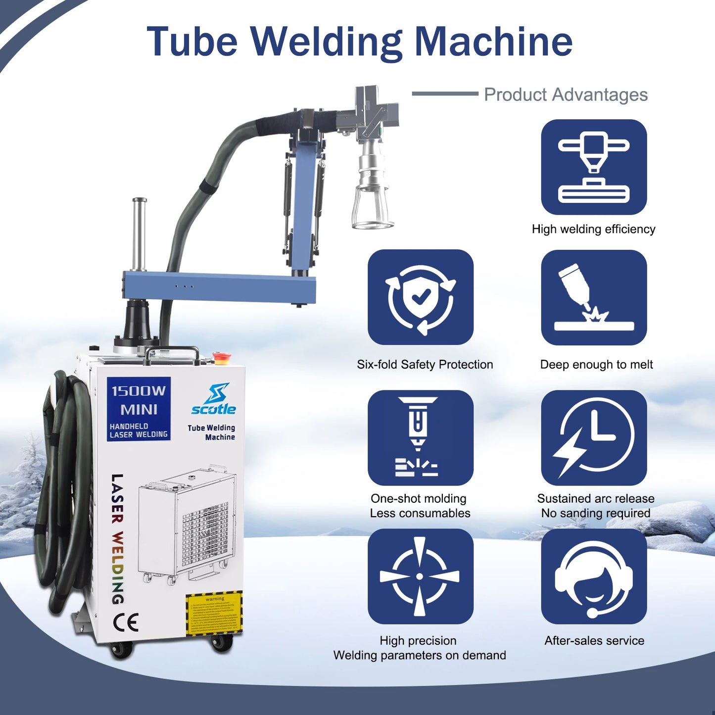 Automatic Pipe Welding Machine – Industrial Orbital Welder for Stainless Steel, Copper & Aluminum Pipes