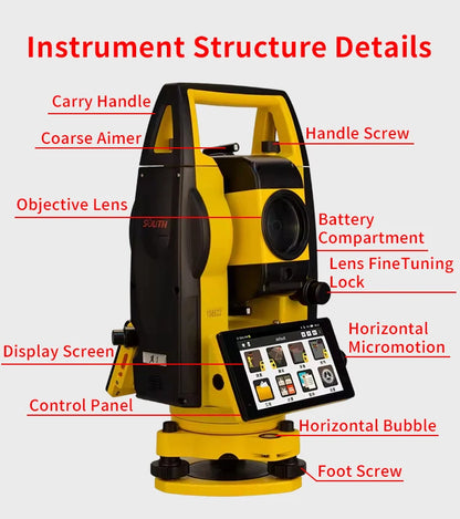 SOUTH NTS-A12R15 Robotic Total Station – High Precision Surveying & Industrial Field Measurement System