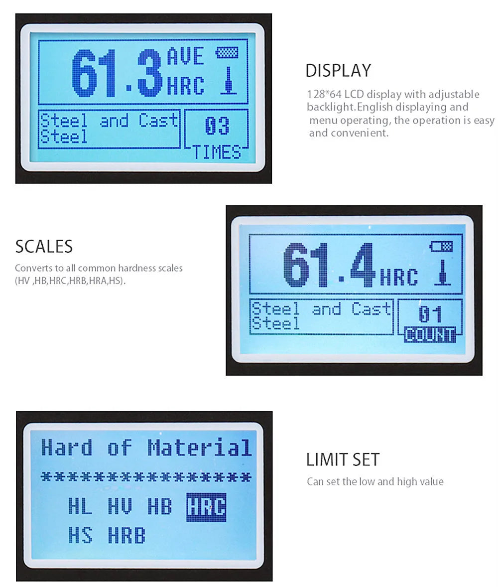 Portable Digital Leeb Hardness Tester