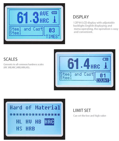 Portable Digital Leeb Hardness Tester