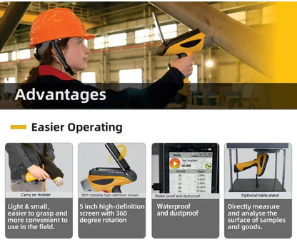 Industrial Handheld XRF Spectrometer – Alloy & Precious Metal Analyzer