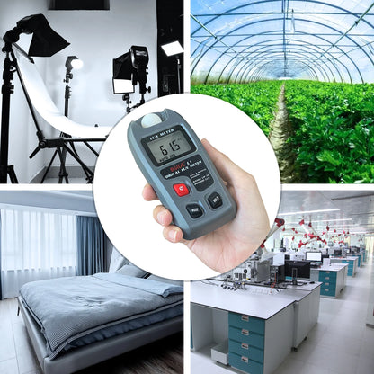 BSIDE Digital Lux Meter – 200,000 Lux Light Measurement Tester