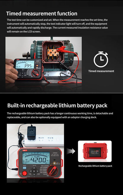 UNI-T UT501E Insulation Resistance Tester