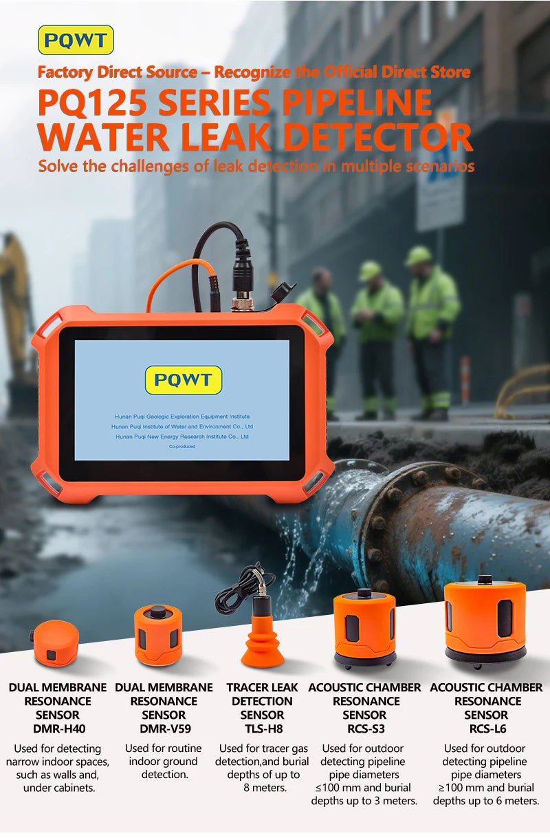 Professional Underground Pipe Water Leak Detector – Smart Ultrasonic Indoor & Outdoor Leak Detection System