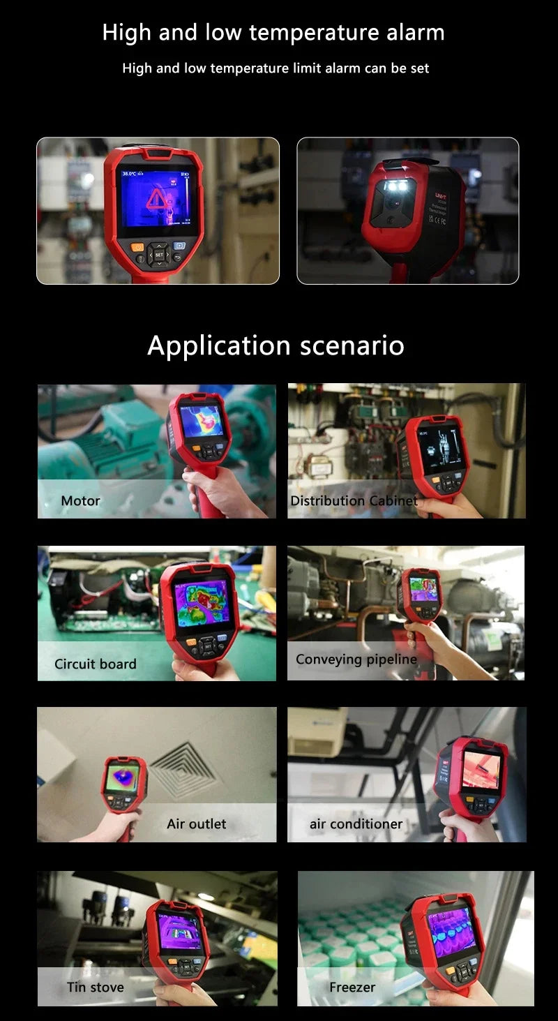 UNI-T UTi720E Professional Thermal Imaging Camera – 256×192 IR Resolution with Wi-Fi