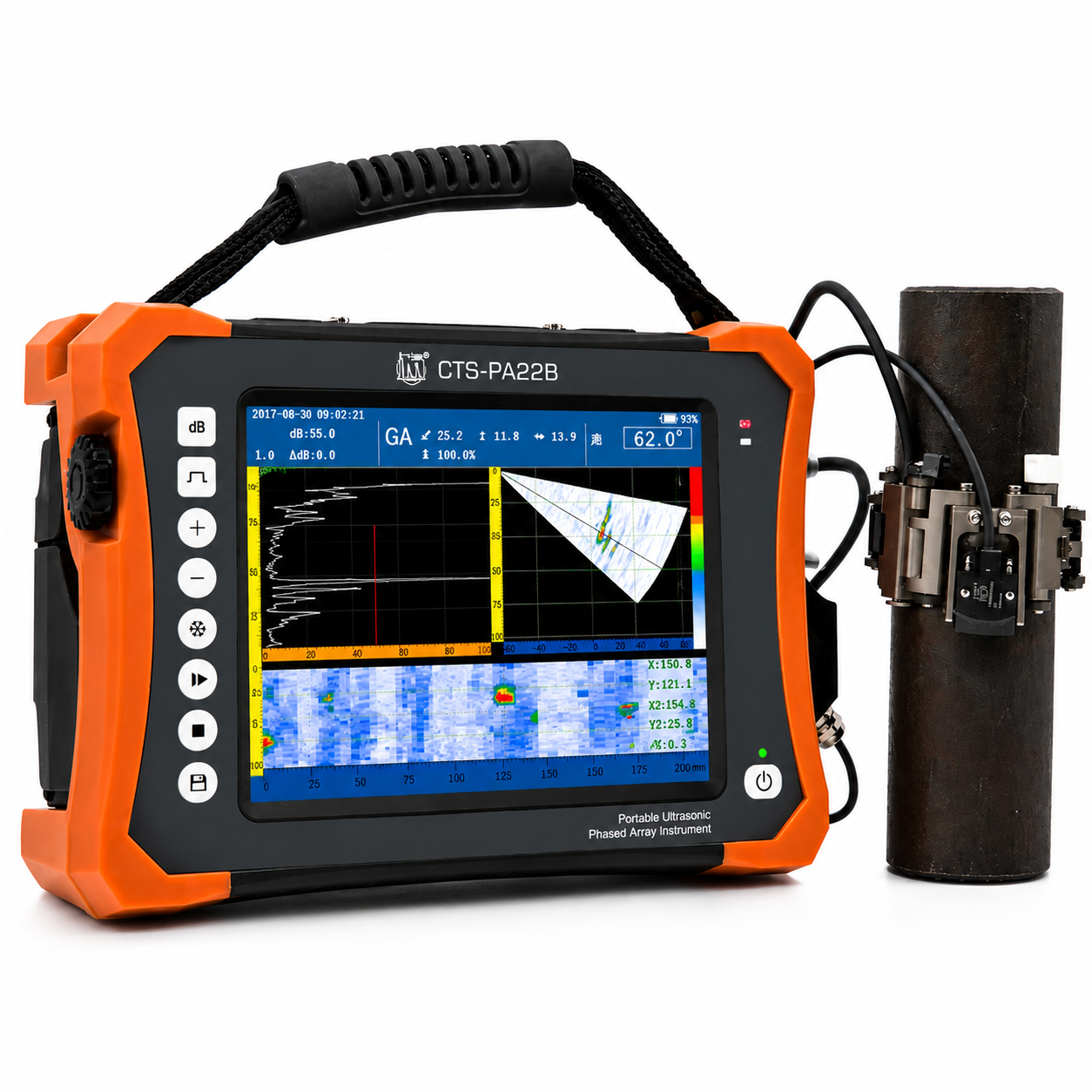 SCQsp-1 PAUT Chain Scanner – Small Diameter Pipe Weld Inspection System