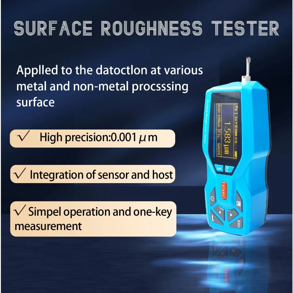 Portable Surface Roughness Meter – Professional Profilometer Tester