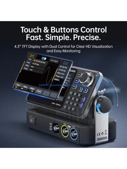367D Dual-Channel Function Generator – 200MSa/s Arbitrary Waveform Signal Generator for Industrial Testing & Calibration