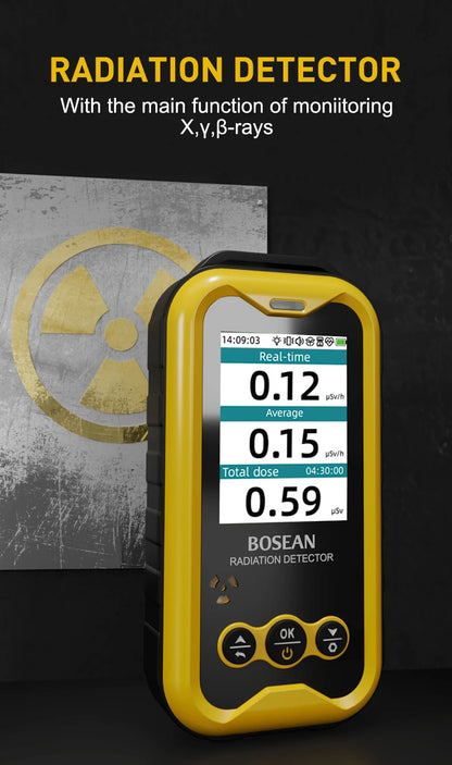 FS5000 Professional Nuclear Radiation Detector – X-Ray, Beta & Gamma Geiger Counter