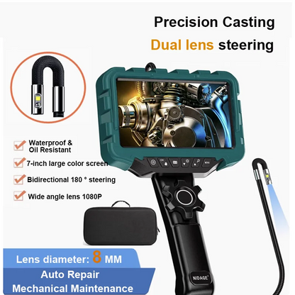 360° Articulating Industrial Borescope – HD Inspection Camera