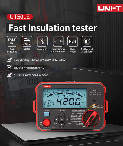 UNI-T UT501E Insulation Resistance Tester