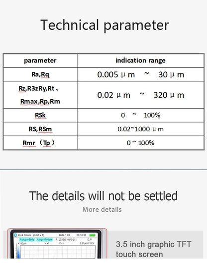 Industrial Surface Roughness Tester – Portable Digital Roughness & Anchor Profile Measurement Instrument