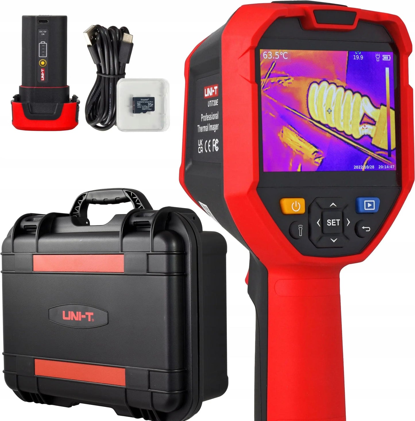 UNI-T UTi720E Professional Thermal Imaging Camera – 256×192 IR Resolution with Wi-Fi