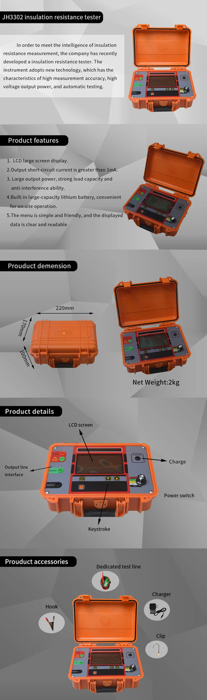 "10kV High Voltage Insulation Resistance Tester for Substations, Transformers & Industrial Power Systems"