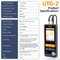 UTG-2 Ultrasonic Thickness Gauge – Industrial NDT Metal Thickness Tester
