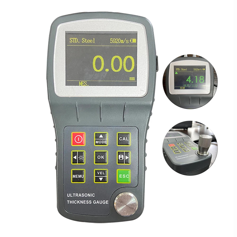 Portable Ultrasonic Thickness Gauge – Through-Coating Corrosion & Wall Thickness Tester