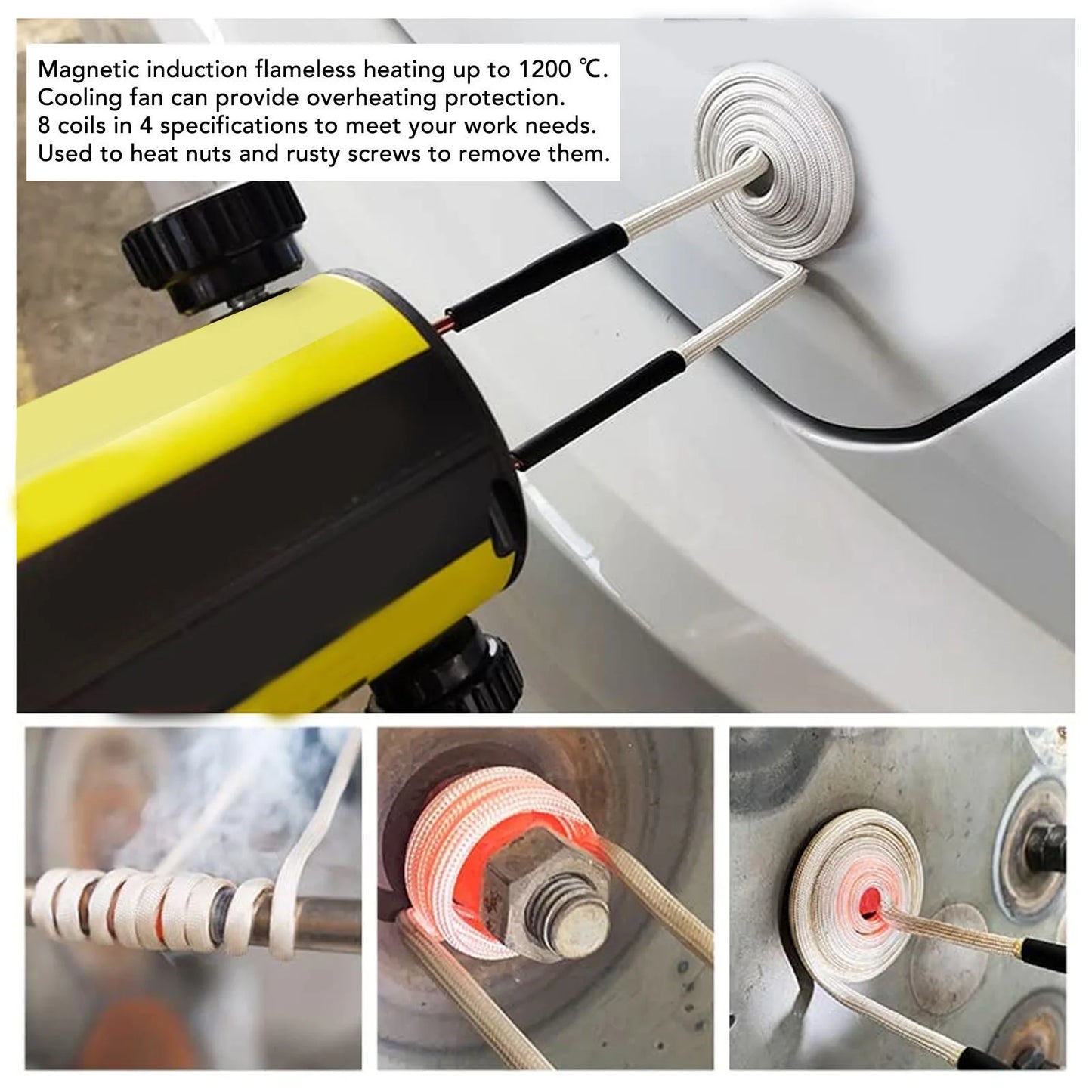 FH1500 Induction Heater Kit – Flameless Bolt & Metal Heating Tool