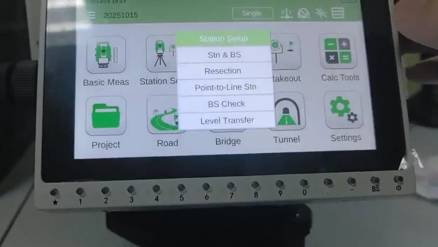RTS392N Android Total Station – Professional Surveying System with Bluetooth & Touchscreen Display