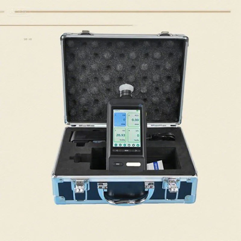 Portable Gas Monitoring Detector 2-in-1 PID Sensor for O3 C2H4 with Gift Suitcase Indoor Outdoor Air Quality Detection