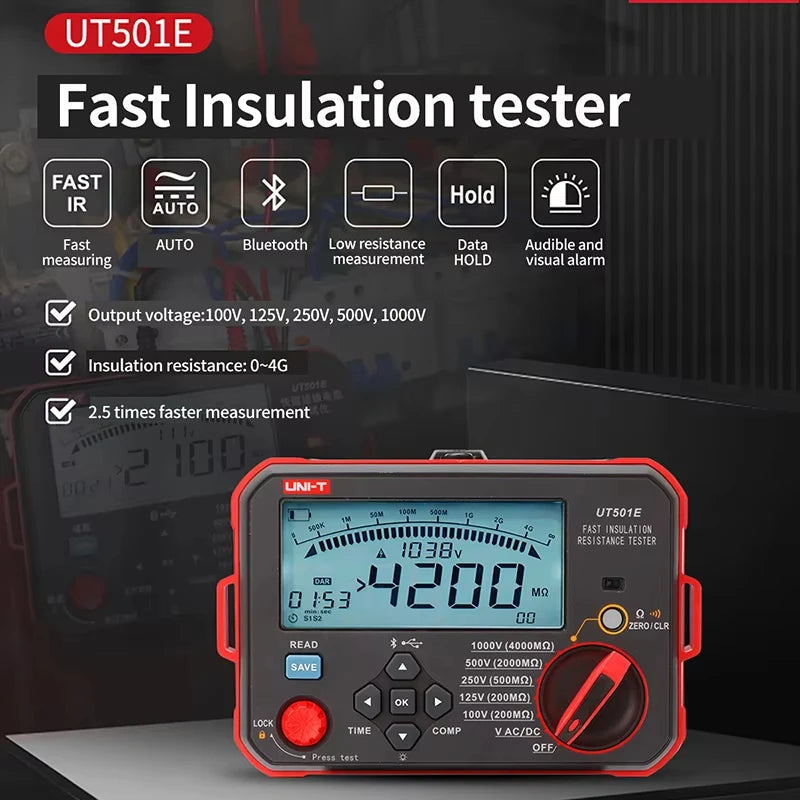 UNI-T UT501E Insulation Resistance Tester