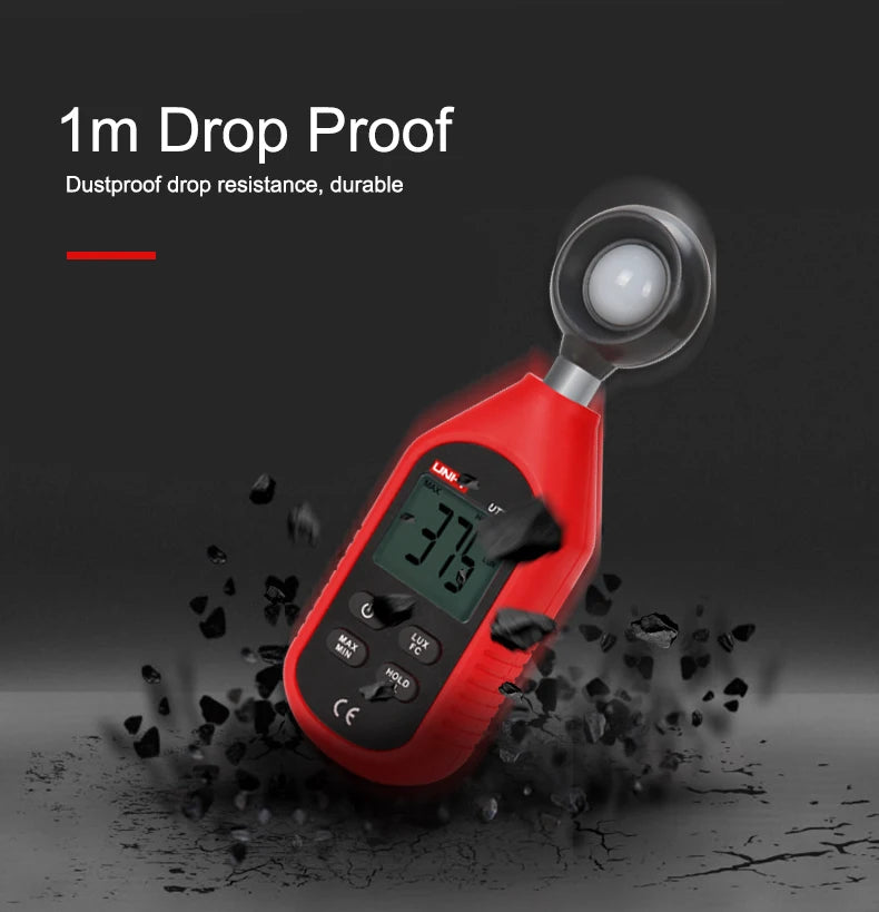 UNI-T UT383BT Digital Lux Meter – Professional Illuminance Tester