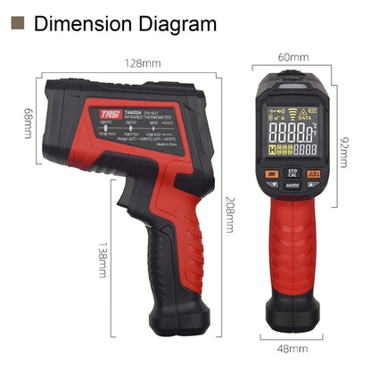 TA603 Industrial Infrared Thermometer Gun