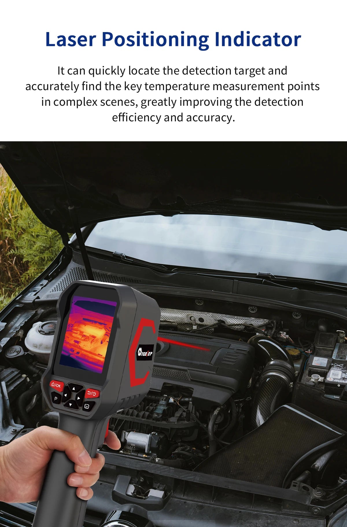 TOOLTOP ET693C Thermal Imaging Camera – 2-in-1 IR & Visible Inspection Imager