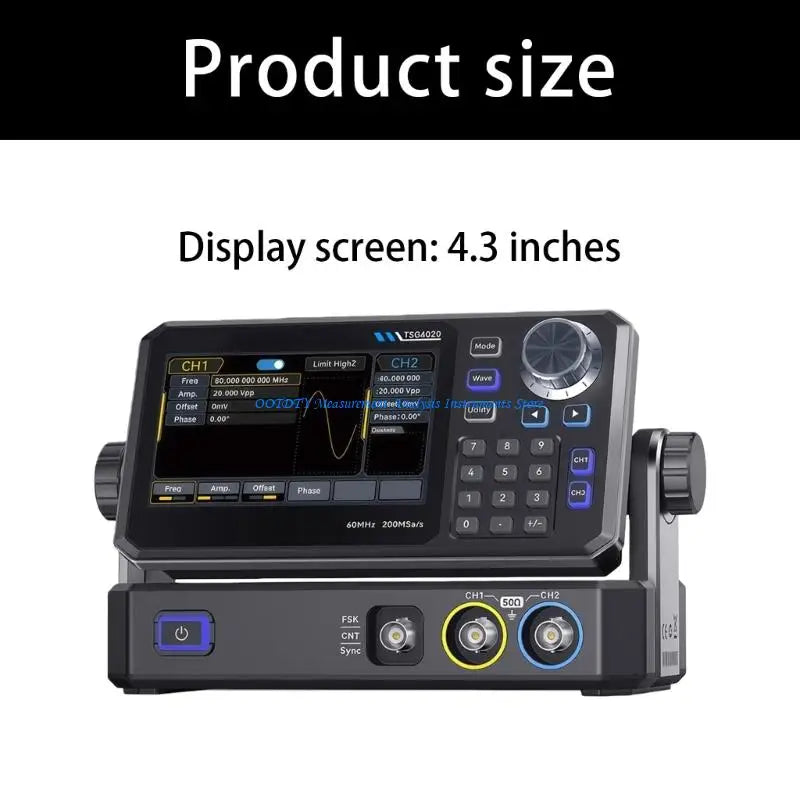 367D Dual-Channel Function Generator – 200MSa/s Arbitrary Waveform Signal Generator for Industrial Testing & Calibration