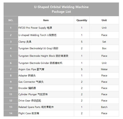 FXT20 Pro Orbital Welding Machine – Automatic Water-Cooled Tube Welder for 12.7–25mm Pipes
