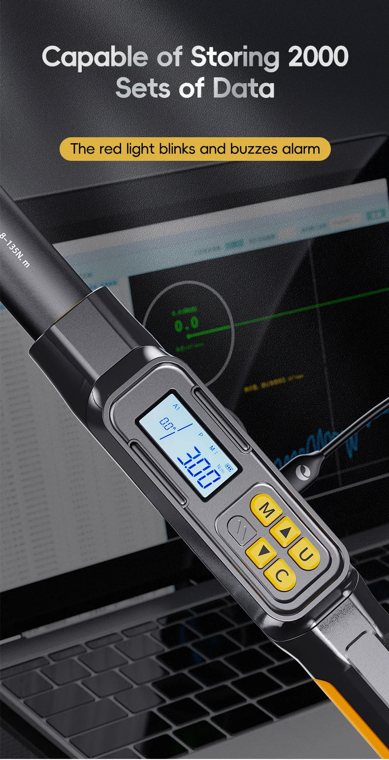 Digital Angle Torque Wrench 3/8" & 1/2" Drive