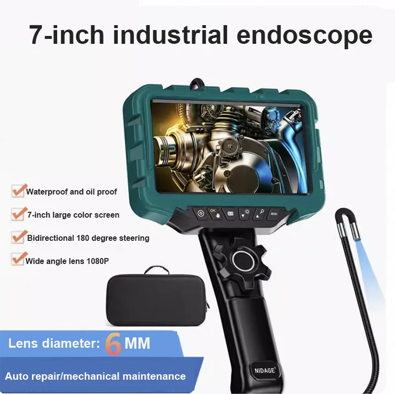 360° Articulating Industrial Borescope – HD Inspection Camera