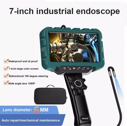 360° Articulating Industrial Borescope – HD Inspection Camera