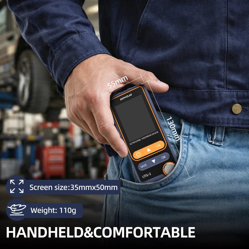 UTG-2 Ultrasonic Thickness Gauge – Industrial NDT Metal Thickness Tester