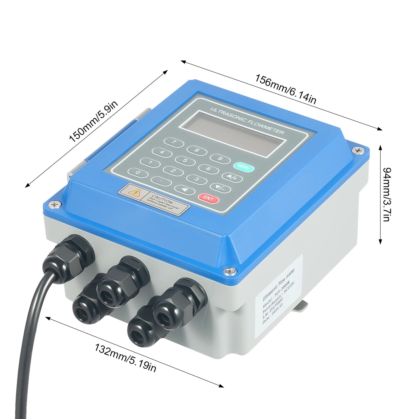 TUF-2000B Ultrasonic Flow Meter – Clamp-On Liquid Flow Measurement System