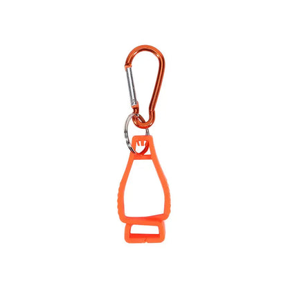 SteelGrip Glove Clips – Dual Carabiner Safety Holders
