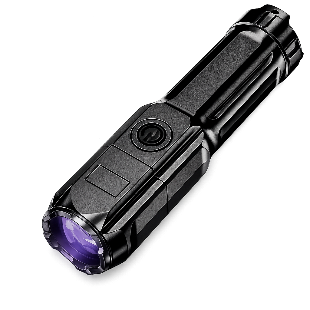UV395NM Industrial UV Inspection Flashlight – 395nm Fluorescent Detection & NDT Inspection Lamp