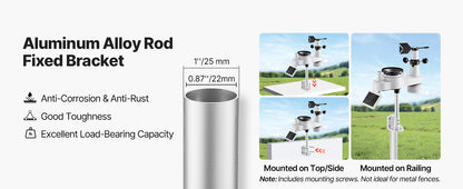 SucceBuy 7-in-1 Wi-Fi Weather Station & APP Control, 7.5-Inch VA Display Solar Powered Sensor, Indoor & Outdoor Weather Forecast